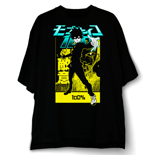 Playera Mob Psycho 100 Oversize