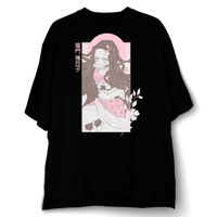 Thumbnail for Playera Nezuko Oversize