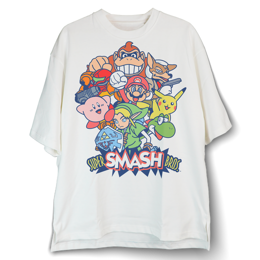 Playera Super Smash Bros 64 Oversize