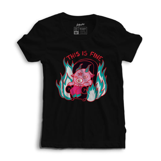 Playera This is Fine